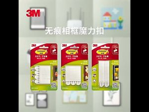 3M Command strips 3M Command no nails/holes no damage Picture hangers Strips Small medium Large
