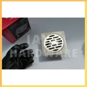Floor Drain Stainless | Saringan Air Got Lantai Kamar Mandi Stainless | Afur Kamar Mandi Toilet WC Anti Karat Anti Bau Anti Banjir Anti Kecoa Perlengkapan Rumah Renovasi Perkakas Alat Pertukangan Tukang