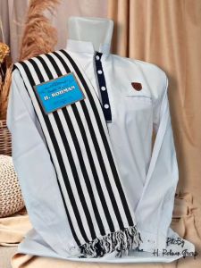 Sorban Kembang Batik Printing | Sorban Habib Zaidan | Sorban Yamani Pria | Sorban Arab Halus Panjang