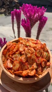 Kerupuk Seblak Bantet Bantet Bawang Udang Pedas Daun Jeruk