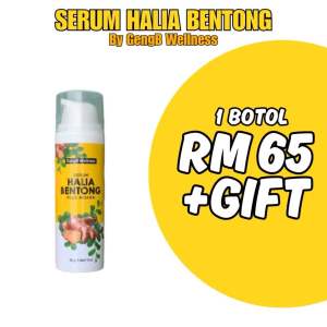 (ORIGINAL HQ) NEW GENGB WELLNESS SERUM HALIA BENTONG UNTUK MASALAH SENGAL LENGUH KAKI BADAN SESUAI SEMUA KULIT