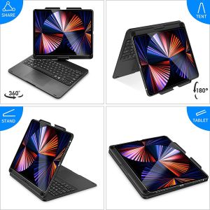 ถุงรูปแบบ ธรรมดา 12.9 ประกาศ iPad Pro 6th รุ่น MD รุ่น 5th แปลงเครื่องมือและเครื่องพิมพ์ 5th และ 3rd 2018 บ้าง พร้อม เครื่องบอร์ดผ่านคีย์ ทัชแพดรองรุ่น 2021