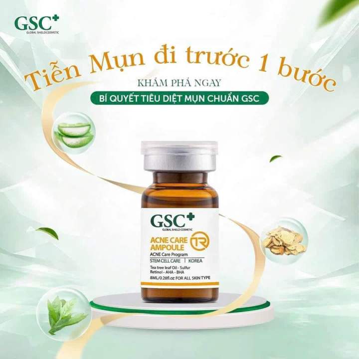 Tế bào gốc xử lý mụn GSC+ Hàn Quốc GA AC CARE AMPOULE X. | Lazada.vn