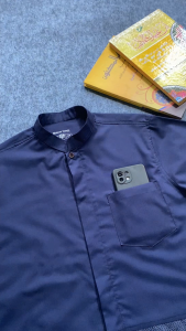 Baju Koko Kemko Pria Tangan Pendek & Kurta Elegan Motif Kombinasi