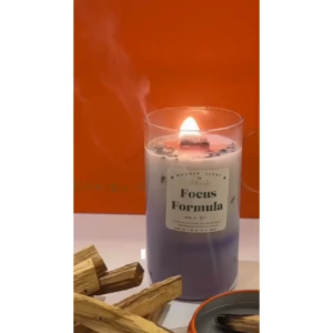 Monasa Dual-Layer Energy Candle & Purple Manifestation Candle 250g