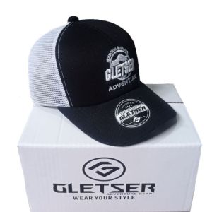 topi pria wanita gletser/trucker hat