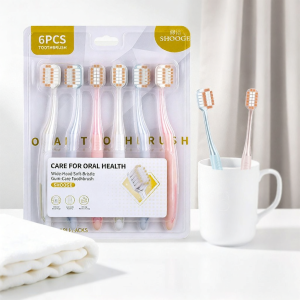 SHOOGE | Adult Soft Bristle Wide Head Toothbrushes Gum Protection