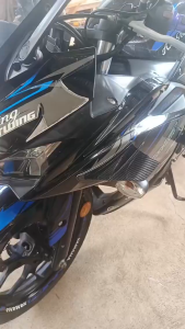 2 ชิ้น สปอยเลอร์ปีกข้างมอเตอร์ไซค์ คาร์บอน ยูนิเวอร์แซล โมดิฟายเออร์ อุปกรณ์เสริมสำหรับมอเตอร์ไซค์