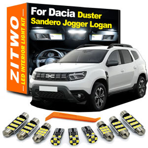 LED Bulb Interior Map Reading Trunk Light Kit Canbus For Dacia Duster Sandero Jogger Lodgy Dokker Logan 2004-2026 Accessories
