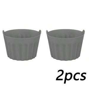 2/4/8Pcs Ramekins For Air Fryer Silicone Large Muffin Cases Nonstick Egg Poacher Silicone Mould Bakeware Easy Release Baking