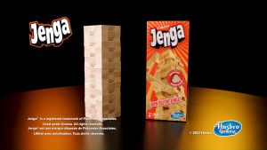 Hasbro Gaming Classic Jenga With Genuine Hardwood Blocks Stacking Tower Game