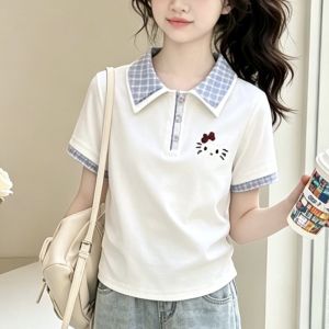 LIREGONGZHU | Bộ Đồ Hè Phong Cách Học Đường Cho Bé Gái