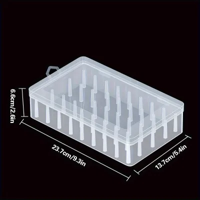 OME | Transparent Dustproof Large Capacity Plastic Sewing Box