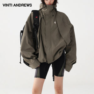 Retro Outdoor Climbing Jacket Hooded