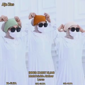 BARU! Hijab Syari Non Pet+Inner Bando Kode ELIZA-3XL Bahan Kringkel Premium By Ory AjeZas Collection
