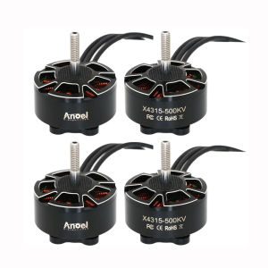 4 Angel X4315 Động Cơ Không Chổi Than Mô-men Xoắn Cao KV500/KV600/KV400 Kích Thước Lớn Cho Máy Bay Đồ Chơi Điều Khiển Từ Xa Kim Loại RC Phần