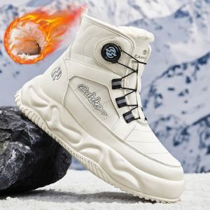 Waterproof Slip-resistant Fur-lined Snow Boots 45 Size