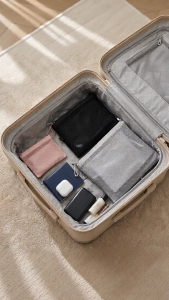 Tawii. Multifunctional Mesh Organizer Bag Convenient Storage Pouch Data Cable Organizer 3 Sizes