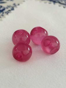 Nút Tròn Trong Suốt Màu Hồng Ngọc Trai Nút Áo Sơ Mi Nút Áo Len Nút Tròn Nút Trang Trí Nút Trang Trí DIY Nút Trang Trí