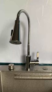 VÒI RỬA CHÉN LÒ XO NÓNG LẠNH ĐỒNG THAU VÀ INOX 304