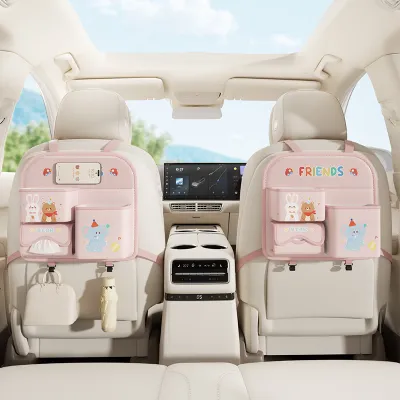 Multifunctional Car Waste Bin with Umbrella and Tissue Storage