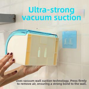 Waterproof No Drill Toilet Paper Dispenser