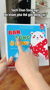 Sách Ehon Song Ngữ Việt Anh Dành Cho Trẻ Từ 0-6 Tuổi - Nuôi Dưỡng Tâm Hồn Bé (Kèm File Nghe Quét Mã Qr)
