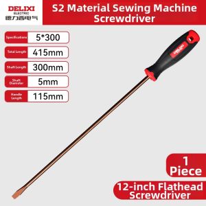DELIXI | Long Sewing Machine Dedicated Screwdriver with Strong Magnet