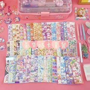 🔥Ready Stock🔥DIY Goo Card Set Storage Box Hand Account Sticker Goo Card Sticker Goo Chuck Goo Card Cute Sticker Children