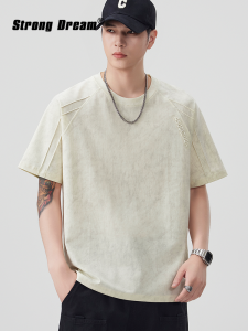 Textured Heavyweight Tie-Dye T-shirt Men