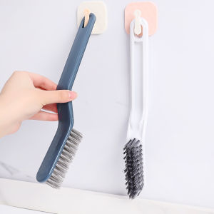 Multifunctional 2 IN 1 Cleaning Brush Bathroom Kitchen Gap Brush with Small Clip Window Cleaning Brush Detachable