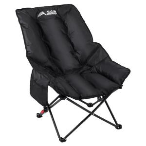 BSWOLF | Folding Padded Camping Recliner Chair