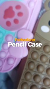 Tempat Pensil Pop It Unik dengan Karakter Lucu