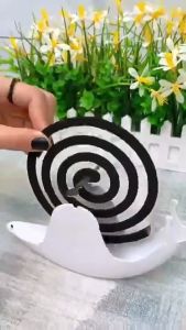AKIRO MALAYSIA Home Living Snail Coil Burner Holder Mosquito Fireproof Coil Ash Storage Rack Pemegang Lingkaran Nyamuk 蚊香架