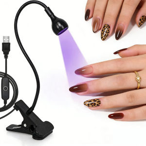 395nm UV Nail Lamp Led Ultraviolet Lights UV Led USB Clip Black Light Manicure Dryer UV Curing Light for Resin Curing Nail Art