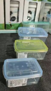 Bộ nhiều hộp bầu Duy Tân dung tích 150/280/490/780/1290/1950/2800 đựng thực phẩm an toàn/Bộ hộp đựng thực phẩm để tủ lạnh có nắp gài