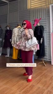 K-FASHION Setcel Terbaru 2024 Bahan Shakila Twill & Baju Wanita Nikita Dinara & Amora Wanda Pelangi