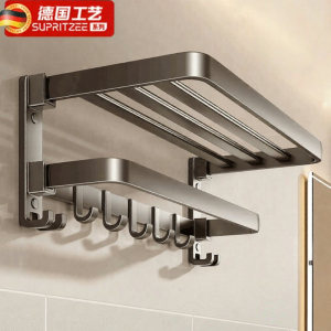 Non-drilling Integrated Bathroom Storage Rack