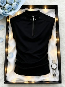 Half-Zip Studs Artys Mens Summer Vest