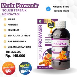 Madu Prowasir Asli Original Obat Herbal Wasir Ambeien Benjolan Anus BAB Berdarah Susah BAB