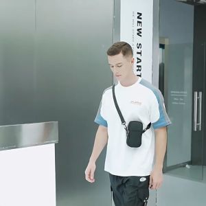 Trendy Men Nylon Crossbody Sling Messenger Bag Men Sling Shoudler Casual Korean Korea Style