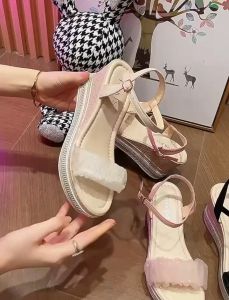 One for All พร้อมส่งออร์เดอร์จากไทย TX402 ส่วนผู้หญิง ส่วนผู้หญิง รองเท้าแตะส้นเตา รองเท้ารัดส้นผู้หญิง