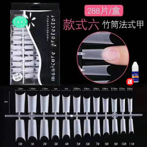 เล็บเทียมแบบติดเร็ว ไม่ต้องขัด บางเฉียบ ไม่ทับซ้อน ทรง C Arc ทรงญี่ปุ่น สำหรับผู้หญิง วัสดุอะคริลิก ช่วยเสริมความยาวของเล็บ