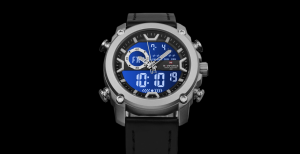 NAVIFORCE Original Watch for Men Brand New Double Display 30m Waterproof Multifunction Watch with Small Dial Luminous Date Day Watches NF9261