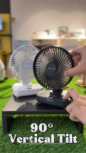 Elysium Table Silent 4 Speed Strong Wind Fan Auto Oscillation Easy Clean Airflow