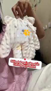 Bàn Tay Ru Ngủ Cho Bé Chống Giật Mình 3 Chế Độ Vỗ Điều Khiển Từ Xa Cho Bé Ngủ Ngon Giảm Khóc Quấy