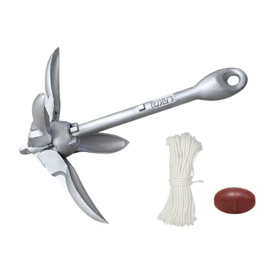 0.7/1.5KG Grapnel Anchor Foldable Kayak Anchor Boat Anchor With 65ft Marine Rope And Buoy For Kayak Canoe Paddle Board Accessory