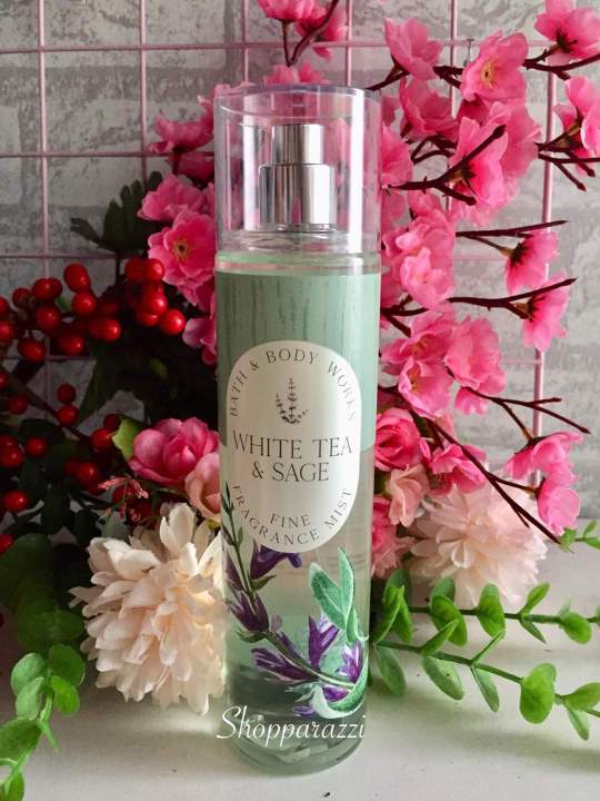 Bath and Body Works WHITE TEA and SAGE Fragrance Mist 236ml (1pc