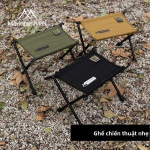 MOUNTAINHIKER Siêu Nhẹ Ghế Gấp Di Động Hợp Kim Nhôm Cắm Trại Ngoài Trời Gear Nhỏ Mazza Thiết Kế Dành Cho Đi Bộ Đường Dài