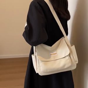 Túi Đeo chéo HULI Công Sở Chất Lượng Vải Đeo Vai Xách Tay Đeo Chéo Đi Học Đi Chơi Hàn Quốc T15